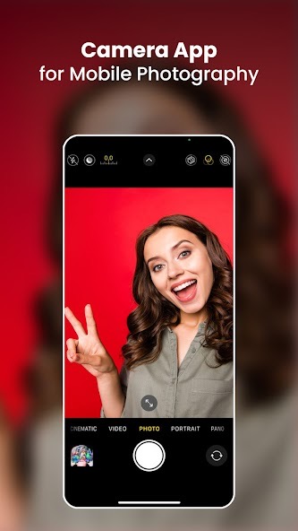 HD Camera - 4K Selfie Camera app screen
