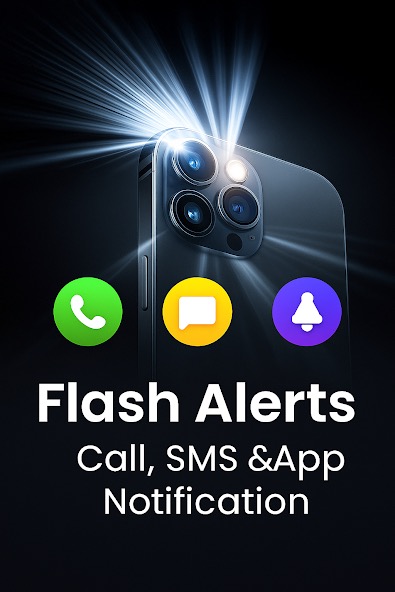 Flashlight - Flash Alert & LED app screen