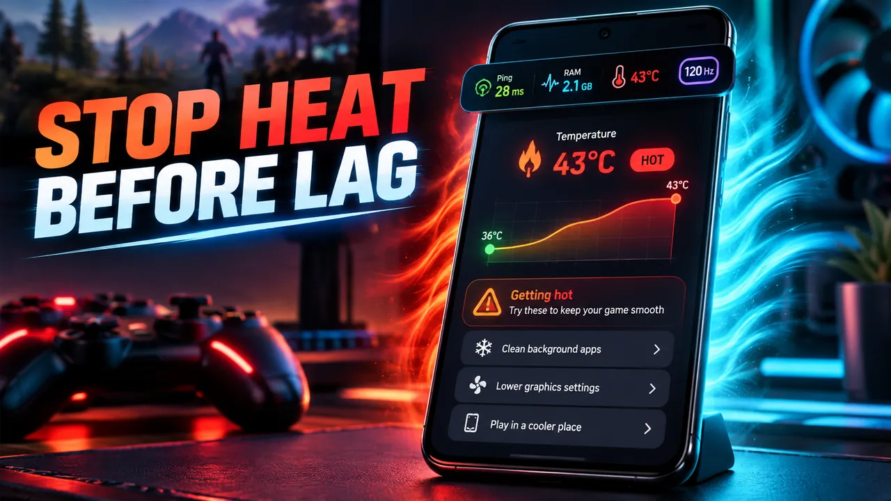 Game Booster: Thermal warning before lag starts