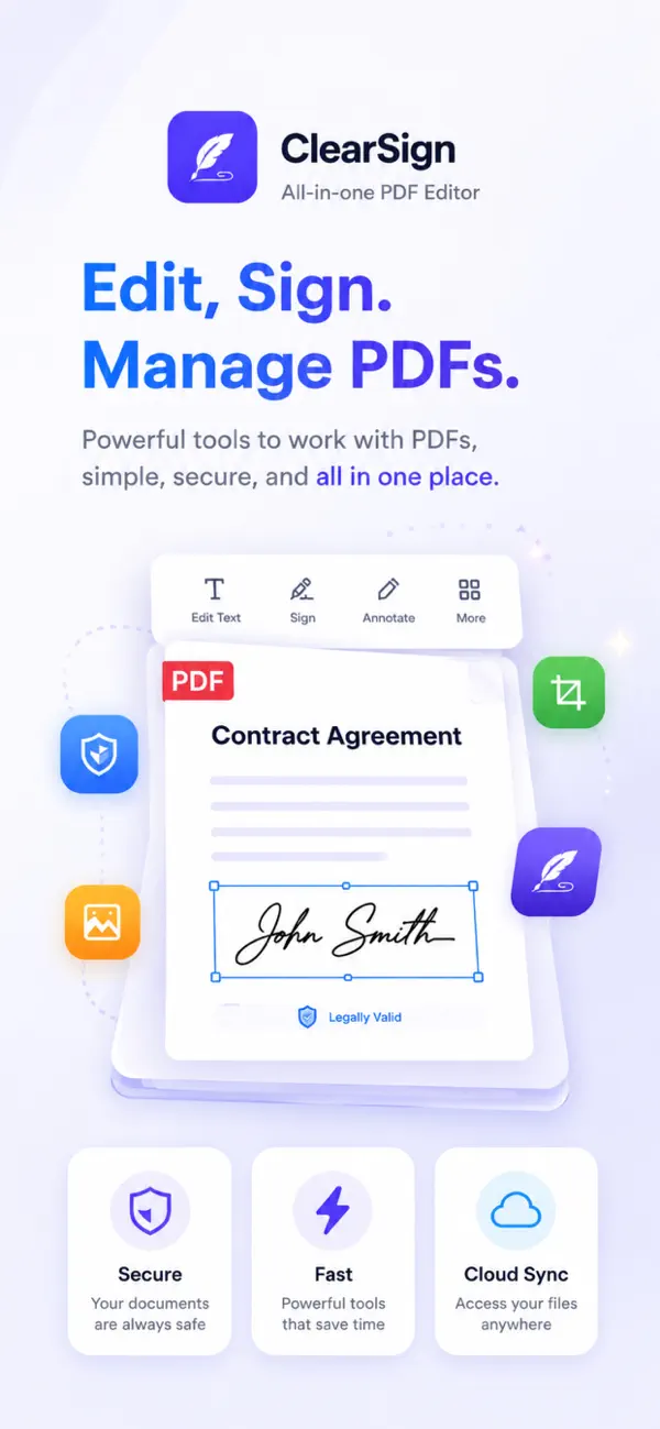 ClearSign app screenshot