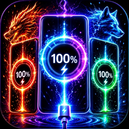 3D Battery Charging Animation app icon