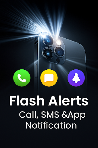 Flashlight: Flash Alert & LED app screenshot from Google Play